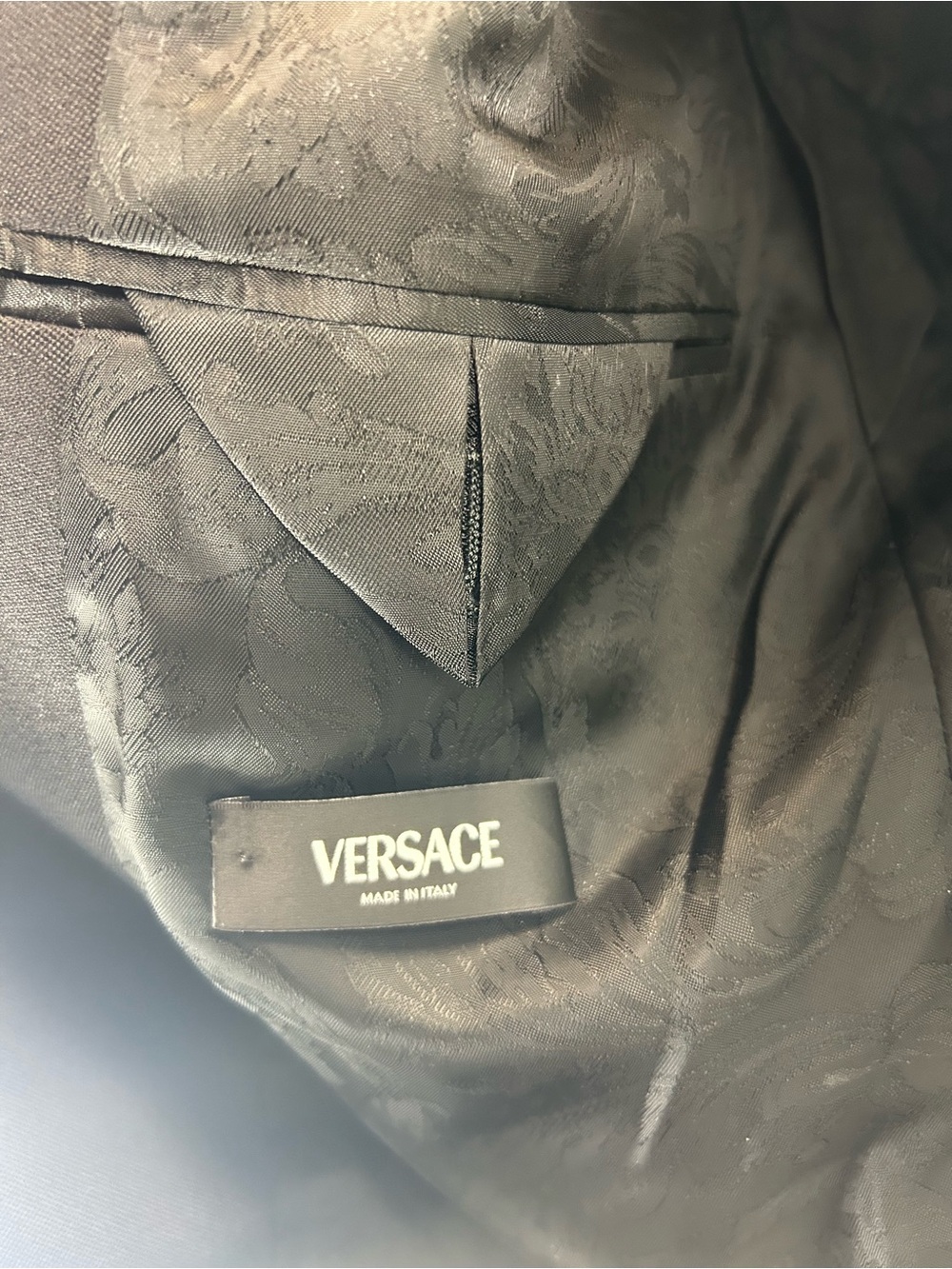 Versace Embellished Light Wool Blazer - Picture 7 of 10